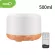 Saen Electric Difr Air Humidifier 300ml 500ml 1000ml Ultrasonic Cool Mist Maer Fogger Led I L Difr