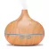 550ml Therapy I L Difr Wood Grain Rote Control Ultrasonic Air Humidifier Cool Mister With 7 Cr Led Lit