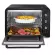 TEFAL 60 liters of electric oven, black model of4958, set the temperature from 100 - 240 degrees Celsius.