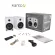 Kanto YU4 ลำโพงคุณภาพ Powered Bookshelf Speakers with Bluetooth and Phono Preamp