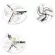 5pcs Stainless Steel Hair Bl Trimmer Fabric Aver Vers T Rer Blades Repent Pts Machine Pill Blade