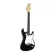 PARAMOUNT Electric Guitar Stratocaster EGT100BK Black + Free Bag