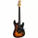 SQOE Electric guitar Strat 22 Fresh Ham H-H Model SEST210 Sunburss + Free Carry & Bag & Jack Strap & Guitar