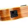 30 นิ้วซาติน Zebrawood อะคูสติกไฟฟ้าอูคูเลเล่ด้วย Truss Rod พร้อม EQ และจูนเนอร์พร้อมกระเป๋ากิกพร้อมอุปกรณ์เสริม