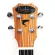 30 นิ้วซาติน Zebrawood อะคูสติกไฟฟ้าอูคูเลเล่ด้วย Truss Rod พร้อม EQ และจูนเนอร์พร้อมกระเป๋ากิกพร้อมอุปกรณ์เสริม