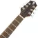 HUN 3SD, 41 -inch acoustic guitar, rosewood neck, rosewood/sapol wood + use D'Addario ** Chromium knob with cover ** + SET 4