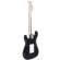 PARAMOUNT PE100 Electric guitar Strat 22 Freck Black, Picklie, Linkle Coil + SET 2 ** Beginner electric guitar, bestseller **
