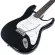 PARAMOUNT PE100 Electric guitar Strat 22 Freck Black, Picklie, Linkle Coil + SET 2 ** Beginner electric guitar, bestseller **