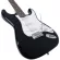 PARAMOUNT PE100 Electric guitar Strat 22 Freck Black, Picklie, Linkle Coil + SET 2 ** Beginner electric guitar, bestseller **
