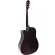 Kazuki Deluxe DLKZ41CE NATURAL 41 -inch electric guitar, concave neck ** with built -in strap ** + free guitar bag & kapo & pick