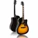[Set up before sending] Paramount ED20E 41 inch electric guitar, D -neck, Wooden Wood/Linden EQ 4 bands, built -in cables ** 1 year warranty **