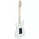 Proline PE1500 กีตาร์ไฟฟ้า ทรง Strat 24 เฟร็ต White ไม้เบสวู้ด คอเมเปิ้ล ปิ๊กอัพ HSH ** ปิ๊กการ์ดโลหะ **
