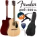 Fender® FA-125CE กีตาร์โปร่งไฟฟ้า 41 นิ้ว Dreadnought คอเว้า ไม้สปรูซ มีฟังก์ชันจูนเนอร์ ** ใช้ปิ๊กอัพ Fishman® ** + แถมฟรีกระเป๋ากีตาร์ & คาโป้ & ปิ๊