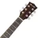 PARAMOUNT QAG501 41 inch guitar, concave neck, TAYLOR, Top Sol, Slid Stud/Mahogany coated+ free guitar bag & kapo & pick