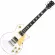 SQOE SELP100 สีขาว กีตาร์ไฟฟ้า Les Paul 22 เฟรต ไม้มะฮอกกานี ปิ๊กอัพฮัมคู่ เคลือบเงา ** Spanish Brand Since 1883 / 1 Year Warranty **