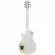 SQOE SELP100 สีขาว กีตาร์ไฟฟ้า Les Paul 22 เฟรต ไม้มะฮอกกานี ปิ๊กอัพฮัมคู่ เคลือบเงา ** Spanish Brand Since 1883 / 1 Year Warranty **