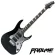 Proline PE1500 Electric guitar Strat 24 Freat Black Black, Blue, River, HSH ** Metal Card **