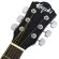 KAZUKI 39 -inch Guitar, OM style, KZ39, Black + Free, Airy Guitar Bags & Guitar Wipes & Guitar Wipes &