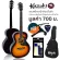 KAZUKI 39 -inch Guitar, OM style, KZ39 color, Sunburt + free guitar bags & guitar wipes & guitar wipes