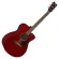 Yamaha® FSX800C กีตาร์โปร่งไฟฟ้า 41 นิ้ว Red Ruby ทรง Concert ** ไม้ท็อปโซลิดซิดก้าสปรูซ ** + ฟรีกระเป๋ากีตาร์ Yamaha ของแท้ **