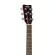 Yamaha® FSX800C กีตาร์โปร่งไฟฟ้า 41 นิ้ว Red Ruby ทรง Concert ** ไม้ท็อปโซลิดซิดก้าสปรูซ ** + ฟรีกระเป๋ากีตาร์ Yamaha ของแท้ **