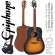 Epiphone® PRO-1 กีตาร์โปร่ง 41 นิ้ว ทรง Dreadnought ไม้สปรูซคัดพิเศษ/มะฮอกกานี หย่อง Graph Tech NuBone เคลือบเงา + แถมฟรีกระเป๋า & คาโป้ & ปิ๊ก