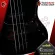 Century Dark Series Jazz Bass 4 Black White [Free gift] [with Set Up & QC Easy to play] [Free delivery] Red turtle