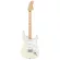 Fender® Squier Affinity Strat MN, 21 electric guitar, alder, alder pic, single, white collection, year 2021 + free rocker