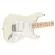 Fender® Squier Affinity Strat MN, 21 electric guitar, alder, alder pic, single, white collection, year 2021 + free rocker