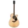 YAMAHA® FSX800C 41 -inch electric guitar, Concert shape ** Top Silid Sida Sida Sprus ** with a built -in strap + free bag