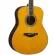 Yamaha® LL-TA TransAcoustic Guitar กีตาร์โปร่งไฟฟ้า 42 นิ้ว ทรง Jumbo ไม้โซลิดแท้ทั้งตัว ใช้เทคโนโลยี ARE + ฟรีกระเป๋ากี