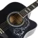 Kazuki DLKZ41C กีตาร์โปร่ง 41 นิ้ว คอเว้า Acoustic Guitar Deluxe Series ไม้เบสวู้ดทั้งตัว เคลือบเงา ** ดีไซน์กีตาร์ Gibson **