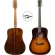 Kazuki KA15E กีตาร์โปร่งไฟฟ้า รุ่นศิลปิน ** กบ ไมโคร ** ไม้แท้ทั้งตัว ลูกบิด Glover ปิ๊กอัพ L.R. Baggs สี Ruby Sunburst + แถมฟรีเคส Premium ** ประกันศ