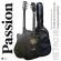 Passion Retro 38 Acoustic Guitar กีตาร์โปร่ง 38 นิ้ว ทรง Dreadnought คอเว้า ไม้เบสวู้ด + แถมฟรีกระเป๋ากีตาร์โปร่ง ** กีตาร์โปร่งมือใหม่ **
