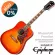 Epiphone® Hummingbird 12-String กีตาร์โปร่งไฟฟ้า 12 สาย 41 นิ้ว All Solid ทั้งตัว ไม้หน้า Solid Spruce ไม้ข้าง/หลัง Soli