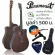 Paramount CD70CEM กีตาร์โปร่งไฟฟ้า 41 นิ้ว ทรง D คอเว้า ไม้โซลิดมะฮอกกานี/มะฮอกกานี เคลือบเงา ** ปิ๊กอัพ Fishman Presys