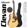 Clevan D10UT Transacoustic Guitar Electric Guitar Trangkutic guitar Sprueus/Akitis wood Can connect to Bluetooth & have a built -in battery