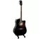 PASSION PS41CE 41 -inch electric guitar, concave neck, linden, shadow coated with 5 -band pickup steel with tuner + free guitar bags & picks