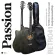 Passion Retro 41 Acoustic Guitar กีตาร์โปร่ง 41 นิ้ว ทรง Dreadnought คอเว้า ไม้เบสวู้ด + แถมฟรีกระเป๋ากีตาร์โปร่ง ** กีตาร์โปร่งมือใหม่ **