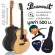 PARAMOUNT Electric Guitar 36 "Top Solid Stepru, genuine spruce / Rosewood, with a built -in GS Mini 3T + free strap