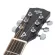 PASSION PS408CE 40 inches of electric guitar, concave, linden, shadow coated with 5 band pic upstock with tuner + free