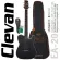 Clevan EA-20 กีตาร์โปร่งไฟฟ้า ทรง Tele  22 เฟร็ต ไม้สปูรซ/มะฮอกกานี ** สามารถเสียบหูฟัง & MP3 **  Guitar Active + แถมฟรีกระเป๋าบุฟองน้ำ & คาโป้ & ปิ