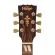 VINTAGE V140VSB Historic Series, Dreadnought, Mahogany Wooden Wooden Wooden Wood White Block Vintage Sunburst