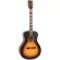 VINTAGE V130VSB Historic Series, FOLK Guitar, Mahogany Wooden Square White Block Vintage Sunburst