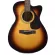 Yamaha® FSX315C กีตาร์โปร่งไฟฟ้า 41 นิ้ว Sunburst ทรง Concert คอเว้า มีเครื่องตั้งสายในตัว + ฟรีกระเป๋ากีตาร์ Yamaha