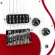 VOX® SDC-1 Mini Guitar, electric guitar, electric guitar, RED, Pop, 19 Freate, SG +, free guitar bags ** 1 year center insurance **