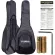 YAMAHA® FSX830C 41 -inch electric guitar, top solid wood, concert style, concave neck with a built -in strap + free guitar bag