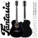 Fantasia QAG401G Acoustic Guitar กีตาร์โปร่ง 40 นิ้ว คอเว้า ไม้เบสวู้ด เคลือบด้าน มีเหล็กดามคอ ** กีต้าร์โปร่งมือใหม่ **