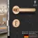 Slock the HIMALIA door separately Gold rose, shadowy skin without rust Imported materials from Italy Which pulled the door suitable for the built -in bedroom