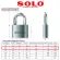 Solo key, Master Key 4507SQ 40 mm. 4 balls per set